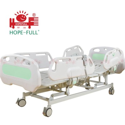 HOPEFULL Three function electric hospital  bed Good quality rolling icu hospital beds medical bed price