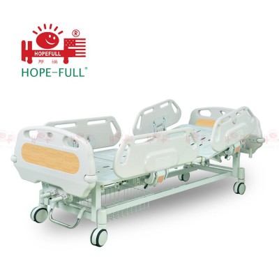 HOPEFULL    adjustable bed good quality movable two cranks manual hospital bed 2