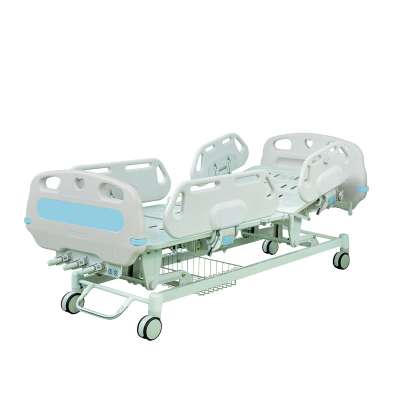 HOPEFULL   three function manual sick patient bed,  cranks medical CE/FDA/ISO ABS handset 4 crank manual hospital bed