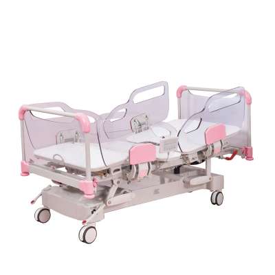 Hopefull  Multifunctional electric hospital children bed 5-function hydraulic hospital bed with ABS head