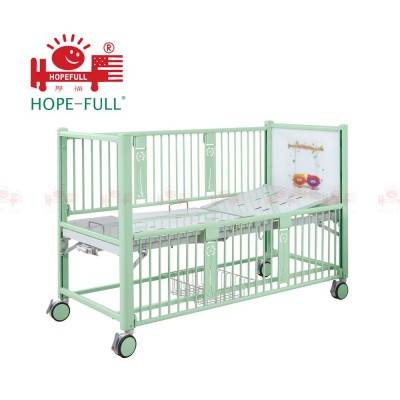 HOPEFULL  Single crank manual children bed Baby Birth Crib