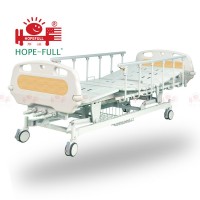 HOPEFULL D656a Cheap price adjustable nursing 2 crank manual medical hospital bed